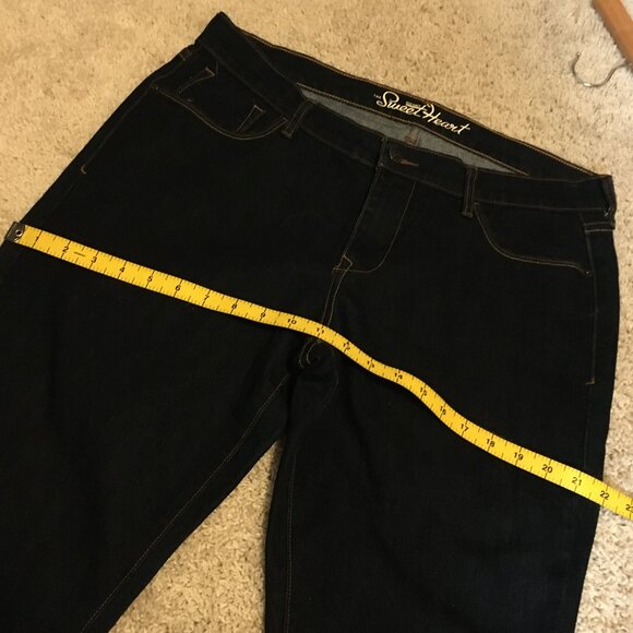 Old Navy Dark Navy Blue Sweetheart Jeans - Picture 13 of 16